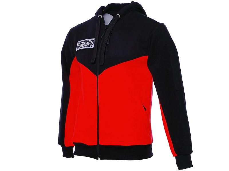 Bluza ratownicza FLUO męska rozpinana z kapturem North-Wind funkcyjna