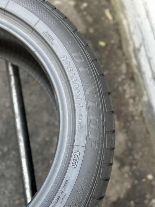 Топова шина‼️Dunlop SportMaxx tt 94W 225/50 r17 6.2мм 2024рік