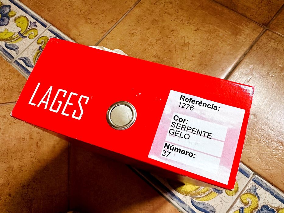 Sapatos Elegantes em Cinzento Claro (Cor Original: Serpente Gelo)