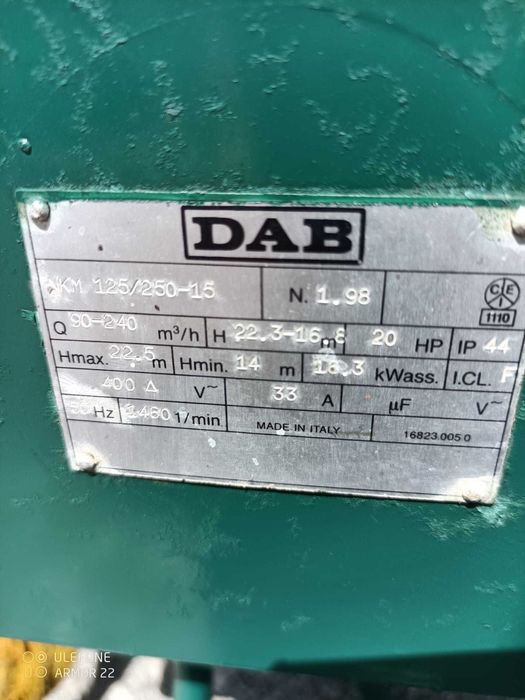 Bomba elétrica trifásica 6 polegadas