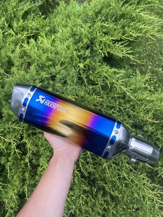 +Подарунок! Прямоток на мото акрапович / глушник Akrapovic