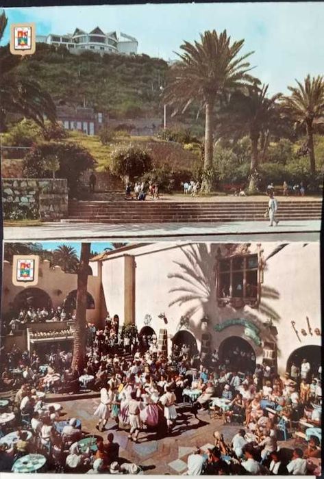 Conjunto de Postais encorpados num Caderno