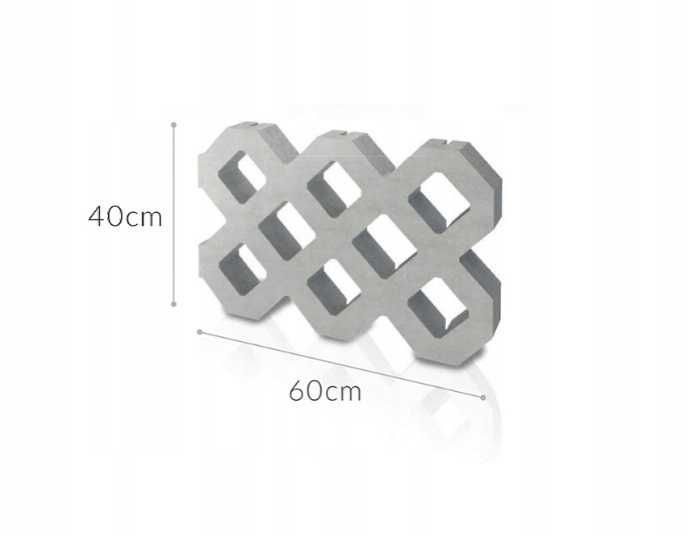 Płyty drogowe MEBA ażurowa podjazd 60x40x8 / 10 cm