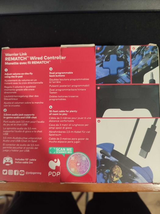 Comando nintendo switch novo