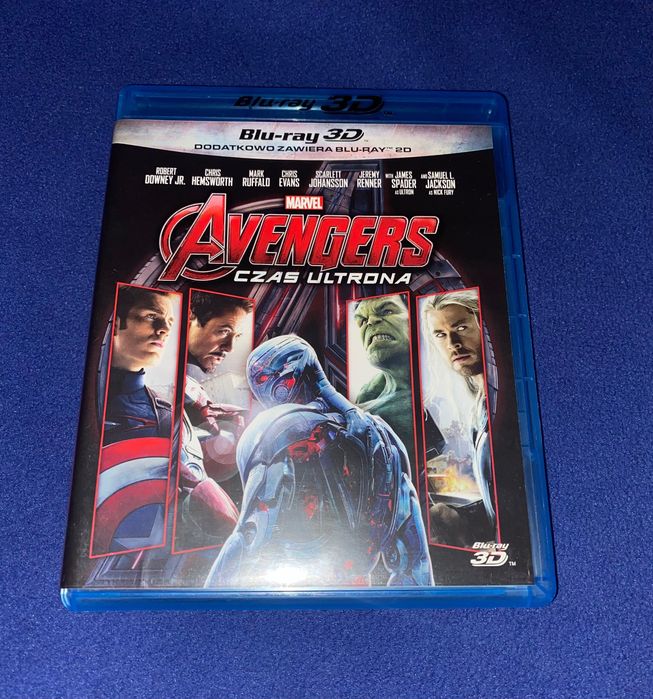Zestaw Marvel 2D+3D Blu-Ray PL