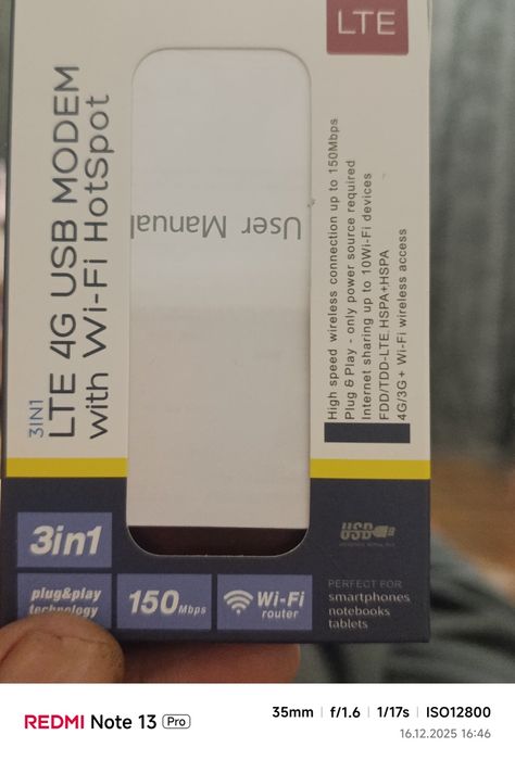 3G/4G  LTE модем с Wi-Fi (WI-FI Роутер) обмін на тв бокс