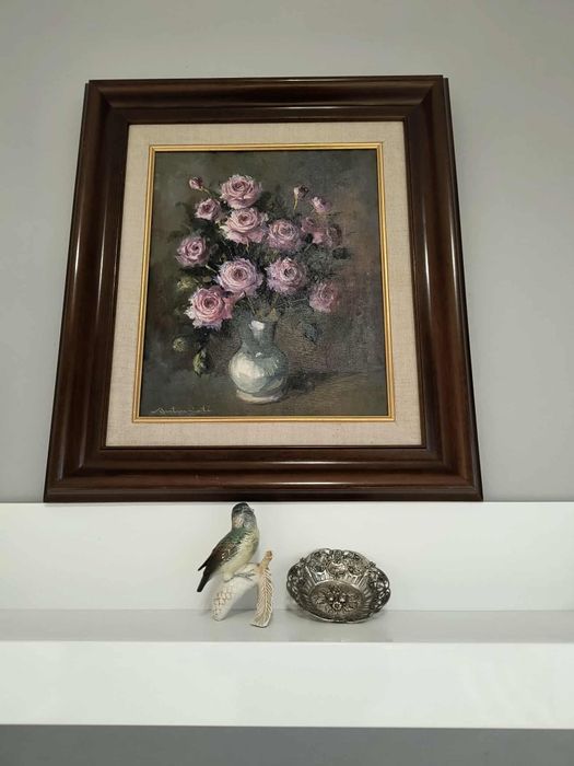 Obraz powojenny róże