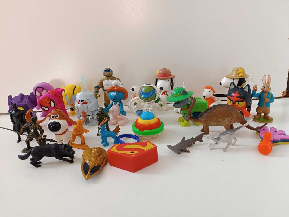 дитяча іграшка 30  шт солдатики смурфік вольт черпашка нінзя динозавр