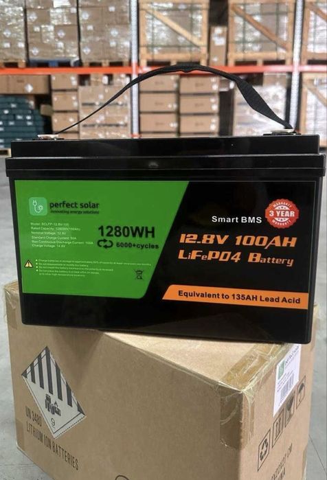 В наличии: Акумулятор LiFePO4 12.8V / 100Ah