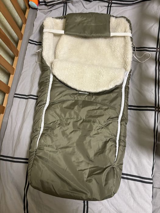 Конверт хутряний у санчата, візочок, прогулянку