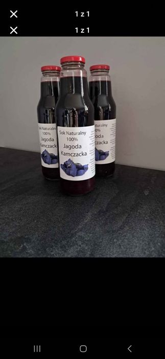 Sok 100% jagoda kamczacka