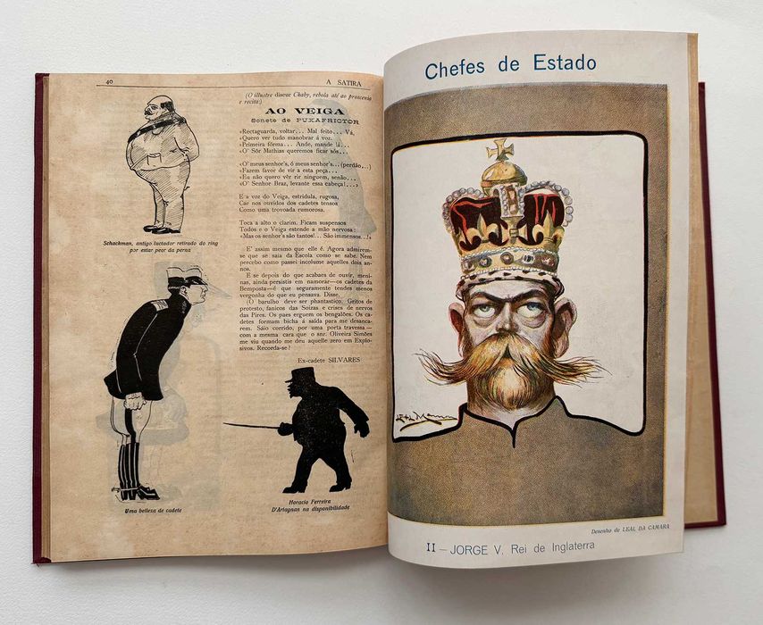1911, A SÁTIRA – Revista humorística de caricaturas. Rara!
