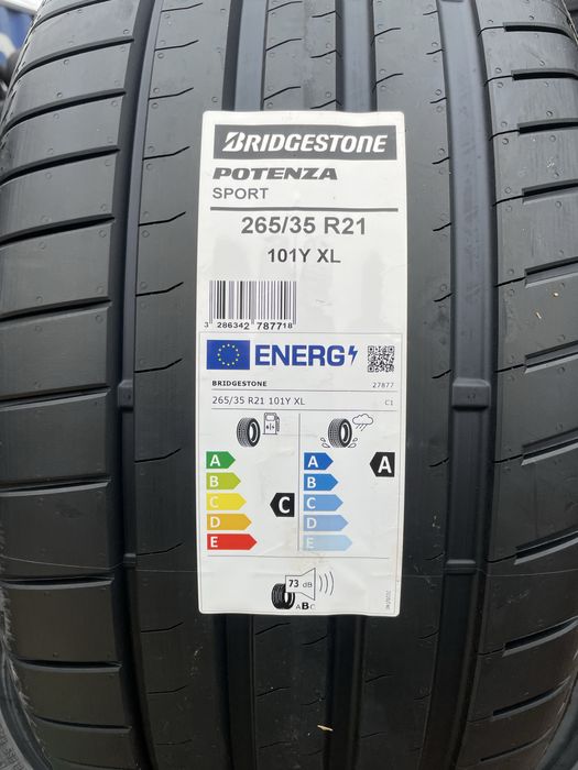 265/35/21 nowe opony Bridgestone Potenza Sport para lub komplet