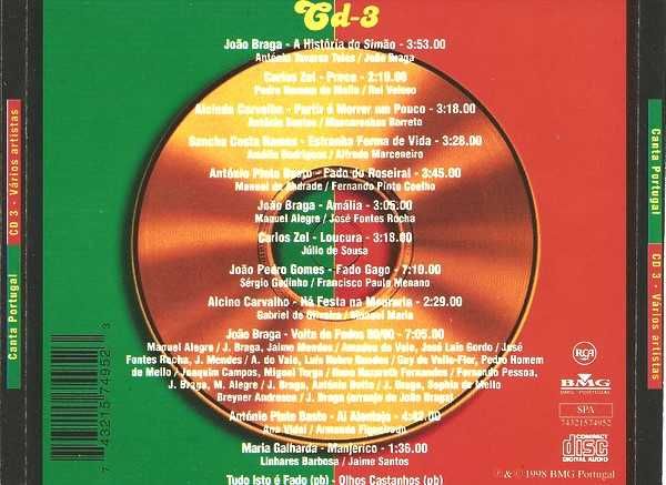 Canta Portugal Volume 3 - 1998 João Braga ++