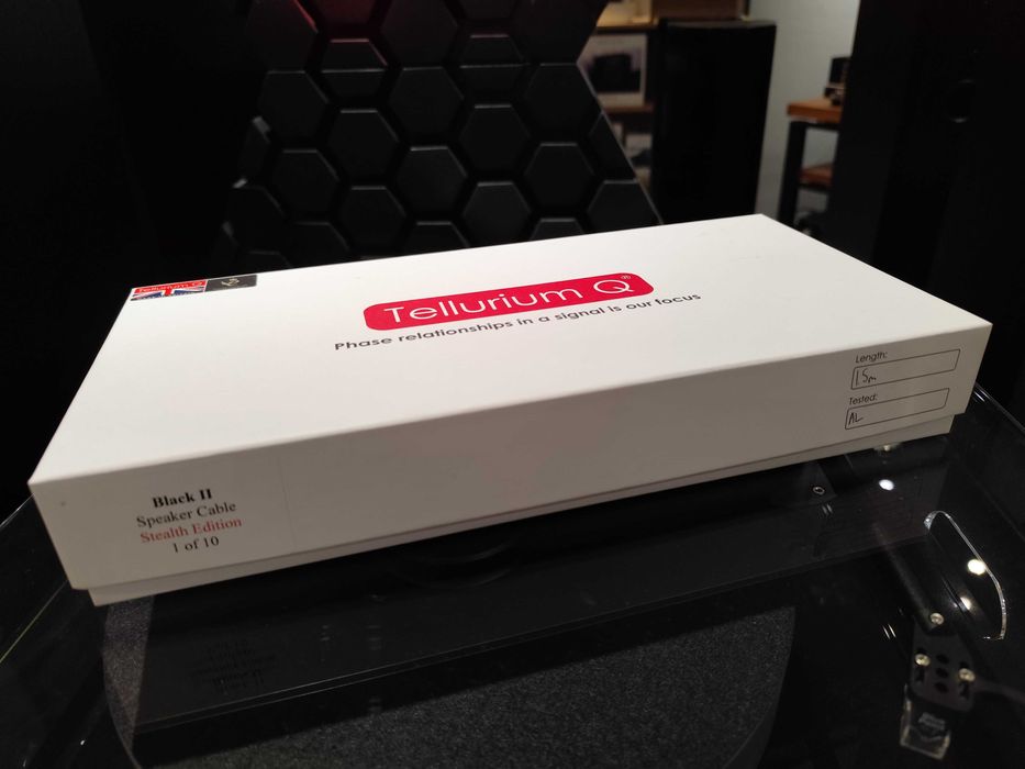 Tellurium Q Black II Speaker 2x1,5m Stealth Edition! LIMITOWANY !!