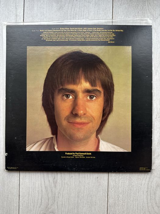 Вініл Chris de Burgh – At the End of a Perfect Day (1977, USA)