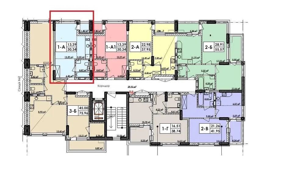 1-комнатная квартира по адресу ул. Квитки Цисик (площадь 30,6 м²) - Atlanta.ua - фото 5