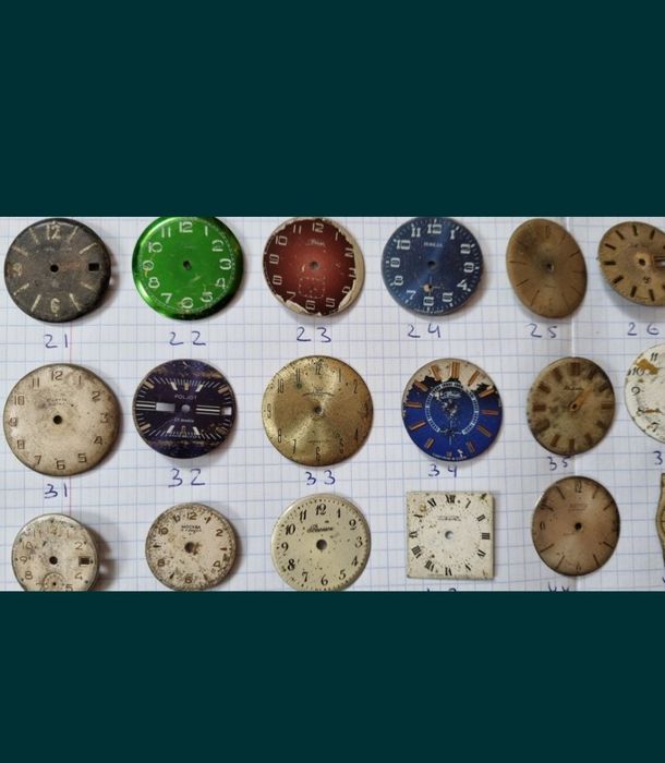 Циферблаты часов под восстановление производства СССР