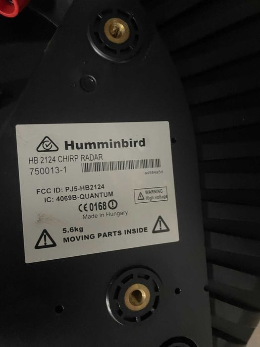 Humminbird HB2124 CHIRP Radar