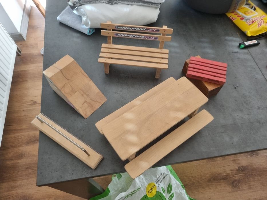 Skate park na fingerboard