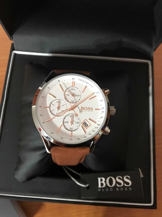 Relógio Hugo Boss Castanho & Branco