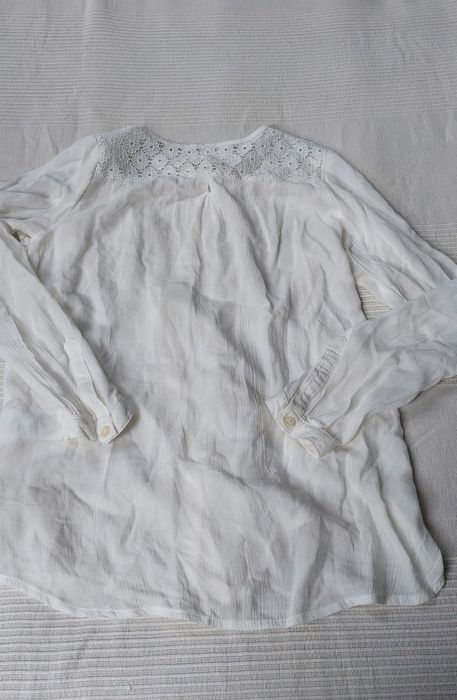 Piękna biała bluzka koszula elegancka H&M