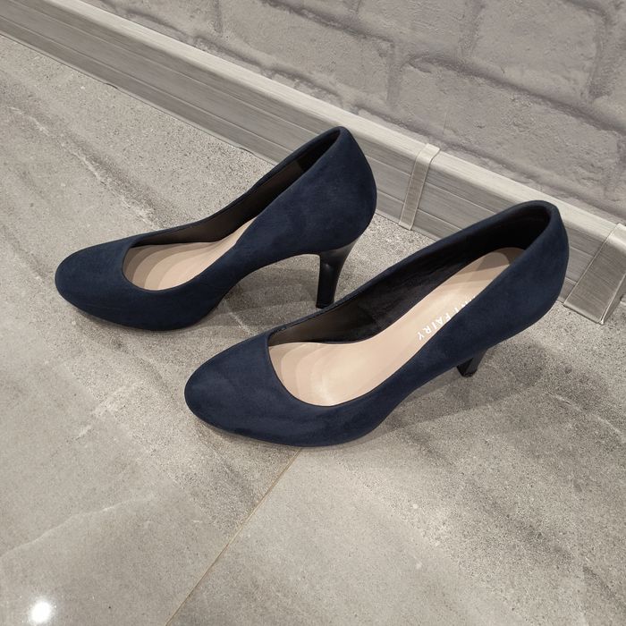 Szpilki damskie granatowe 39