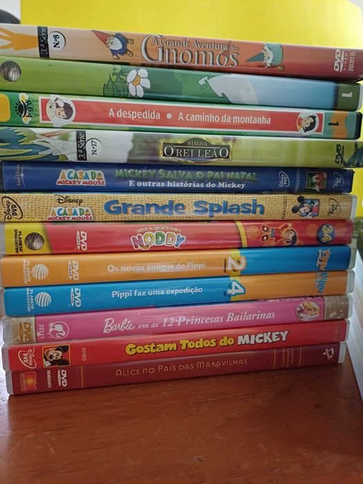 20 DVD Filmes para crianças