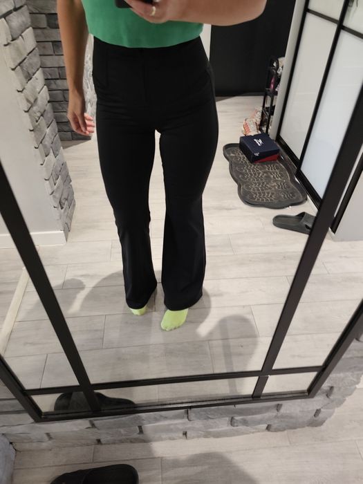 Spodnie dzwony wysoki stan rozm s-m