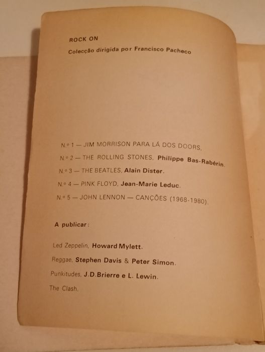 Livro  Jim Morrisson  para além dos Doors