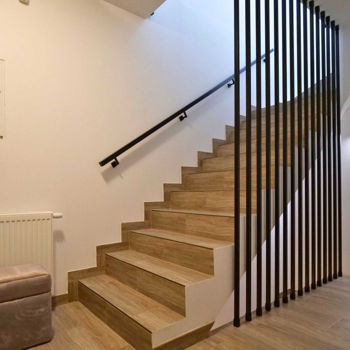 Balustrada Lamelowa Harfa Kwadratowa/Okrągła do Samodzielnego Montażu