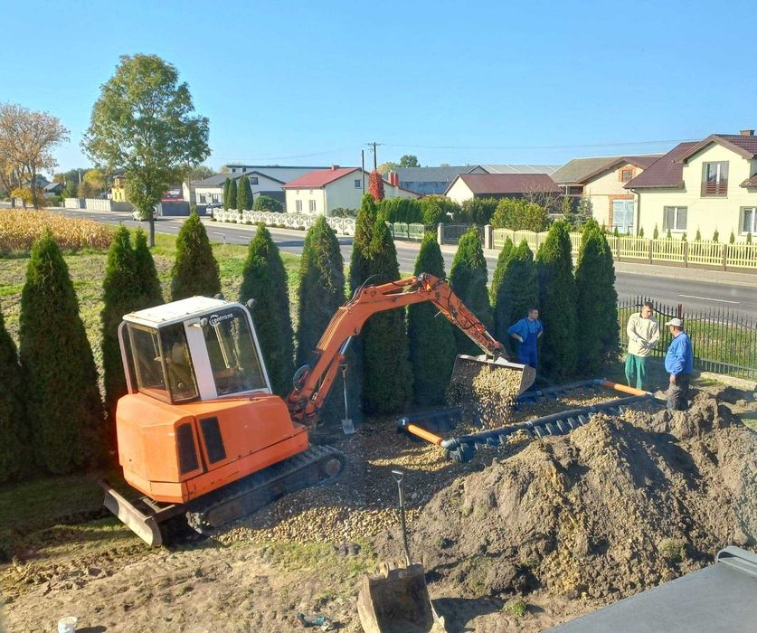 Usługi minikoparką