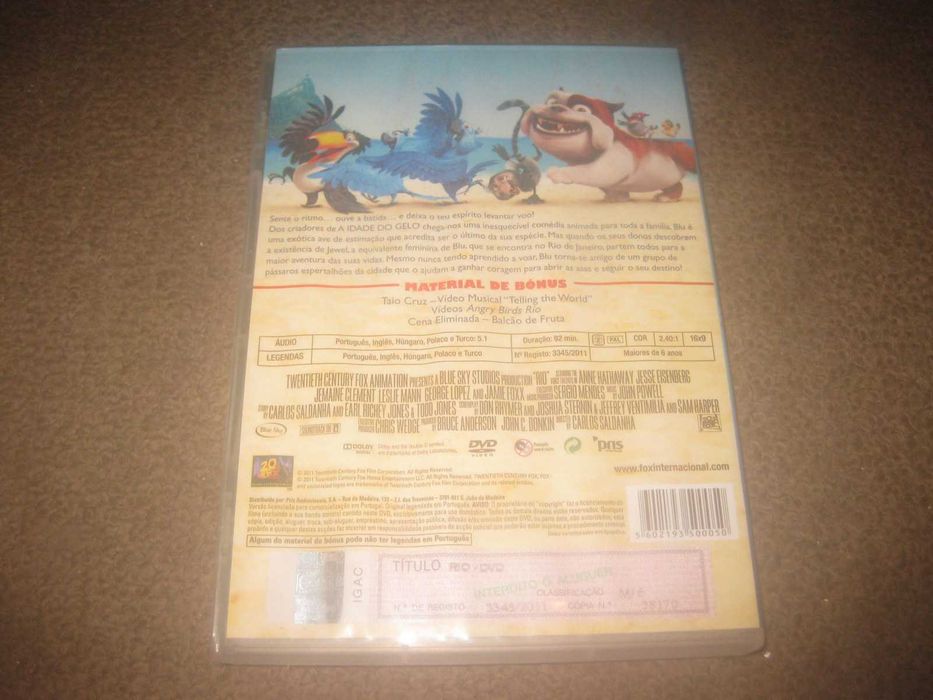 DVD "Rio" (Animação)