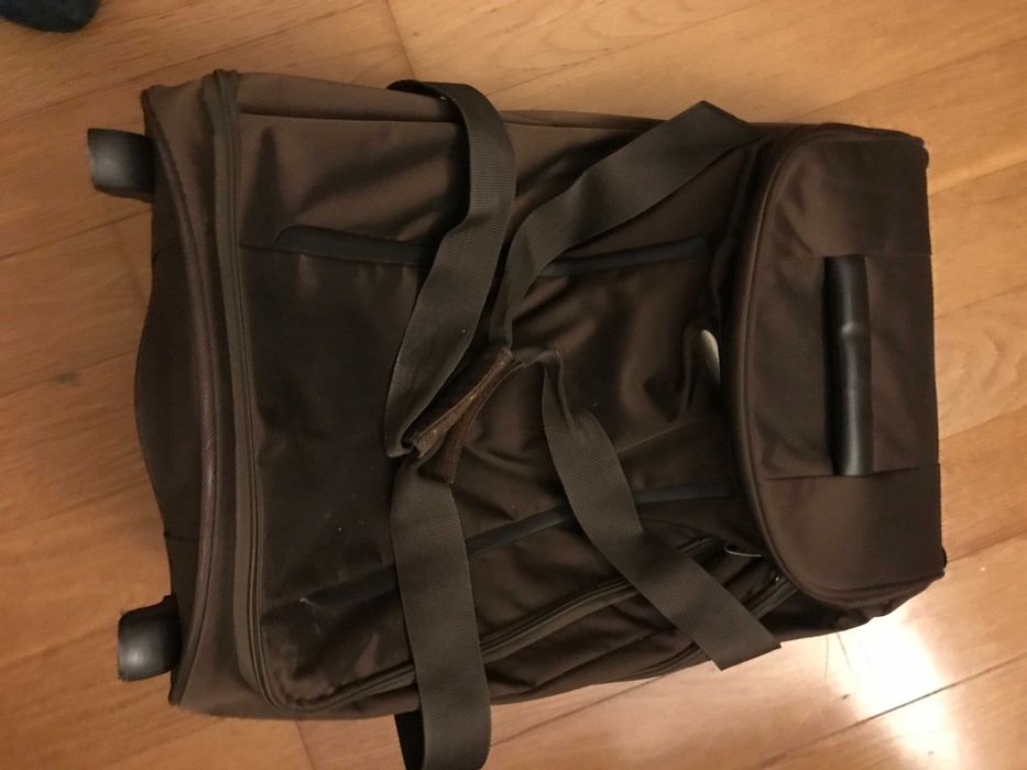 mala saco da samsonite castanha 60x40
