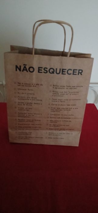 Saco de papel Natura