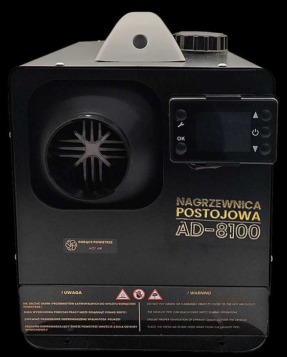 Nagrzewnica olejowa, postojowa