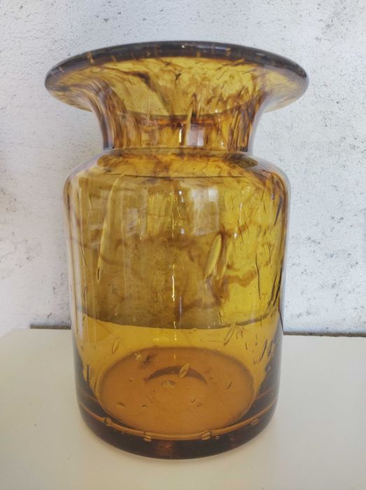 Wazon Antico Huta Szkła Zawiercie Proj. Józef Podlasek lata 60/70 PRL