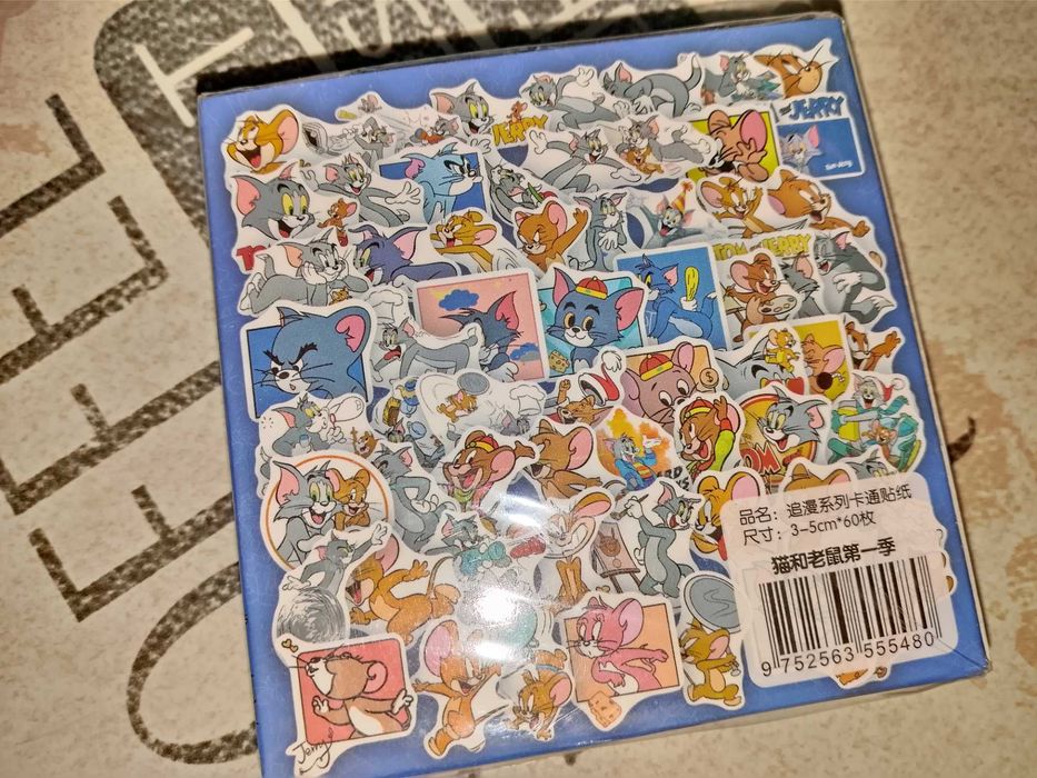 Набір наклейок Tom and Jerry 60шт.