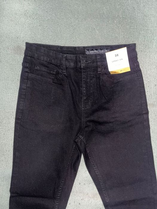 Calça Jeans Preta Spray On Skinny Nova c/ Etiqueta - Tamanho 38 (EUR)