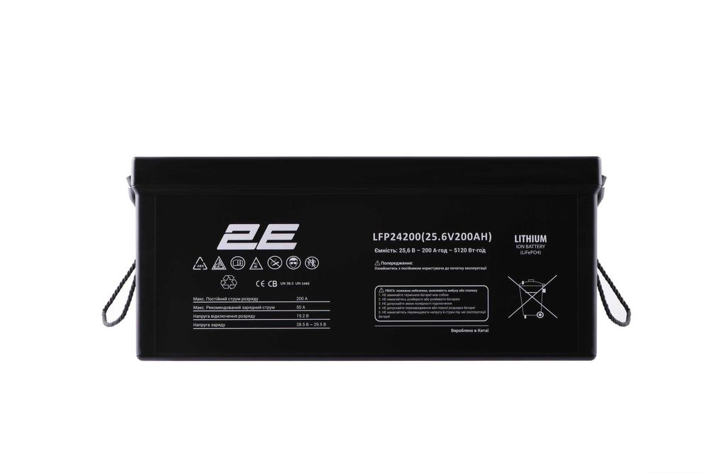Акумулятор батарея 2E LFP24200 24V/200Ah LiFePo4 LCD 8S 5кВт