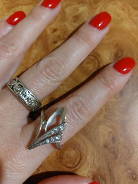 Кольцо серебряное