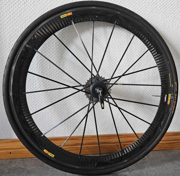 koła Mavic Cosmic SLR exalith, karbonowe szprychy