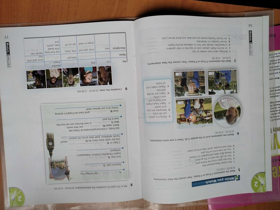 Робочий зошит до диску Activity Book DVD