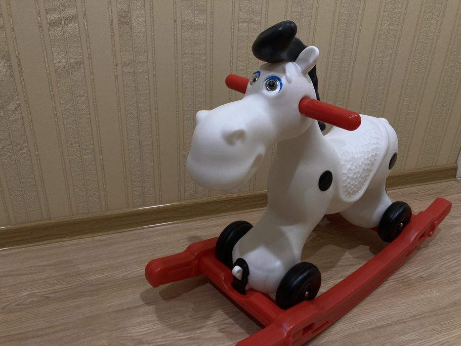 Конник - гойдалка , толкач 2в1