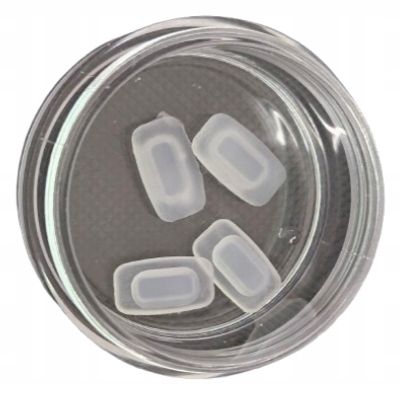 Noski Do Okularów 4Szt 11X6Mm Antypoślizgowe Transparentne Wciskane