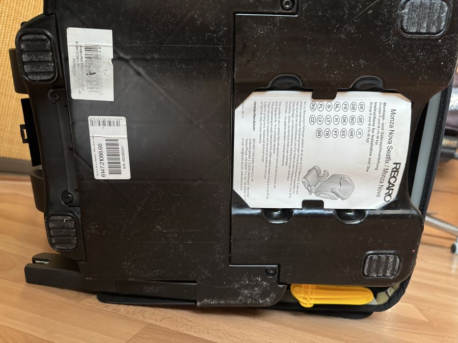 Дитяче автокрісло Recaro Monza Nova 2 Seatfix (група 2/3, 15–36 кг, ISOFIX)
