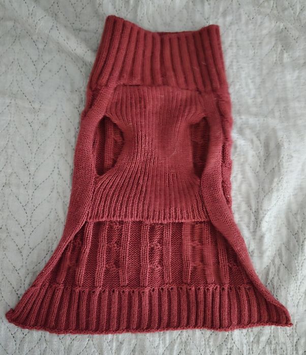 Camisola de malha para cão (porte pequeno)