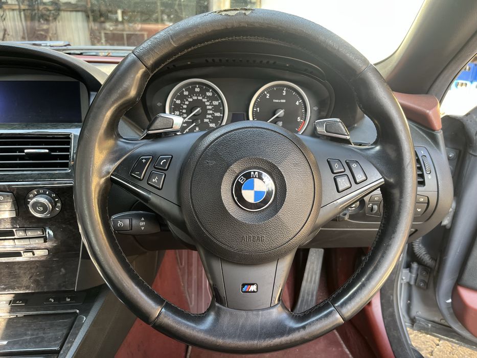 Kierownica bmw e60 e61 e63 e64 m pakiet lopatki lift
