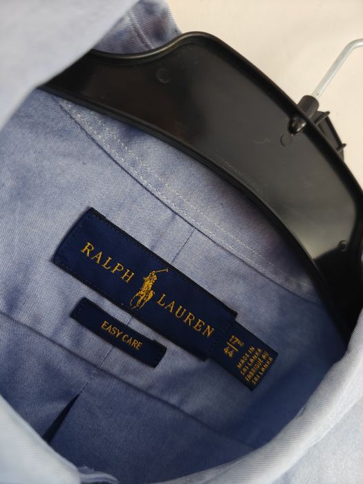 Ralph Lauren koszula męska premium elegancka niebieska XL