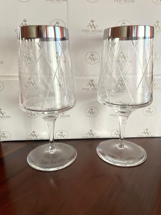 Copos de cristal novos Vista Alegre